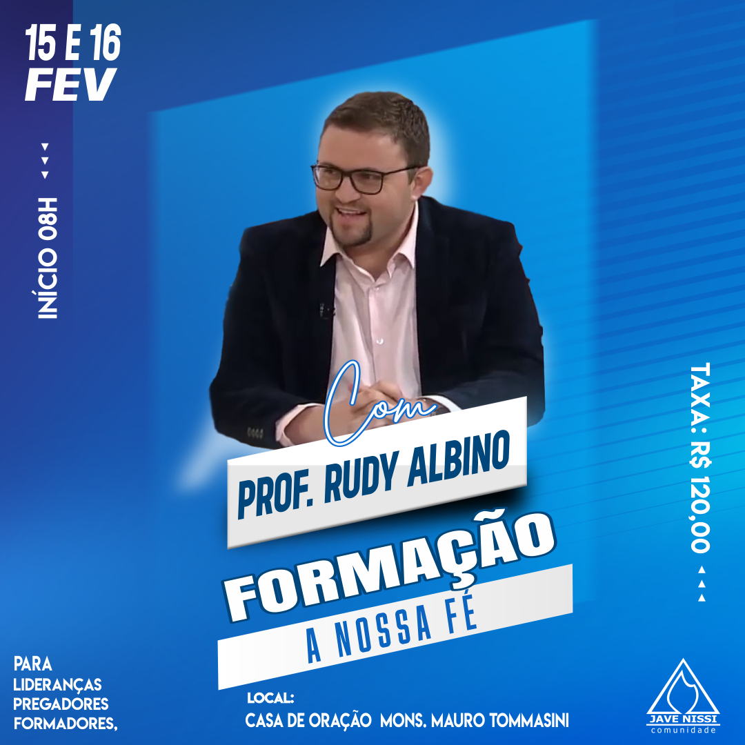 15 e 16 de Fevereiro – Formação – Com Rudy Albino