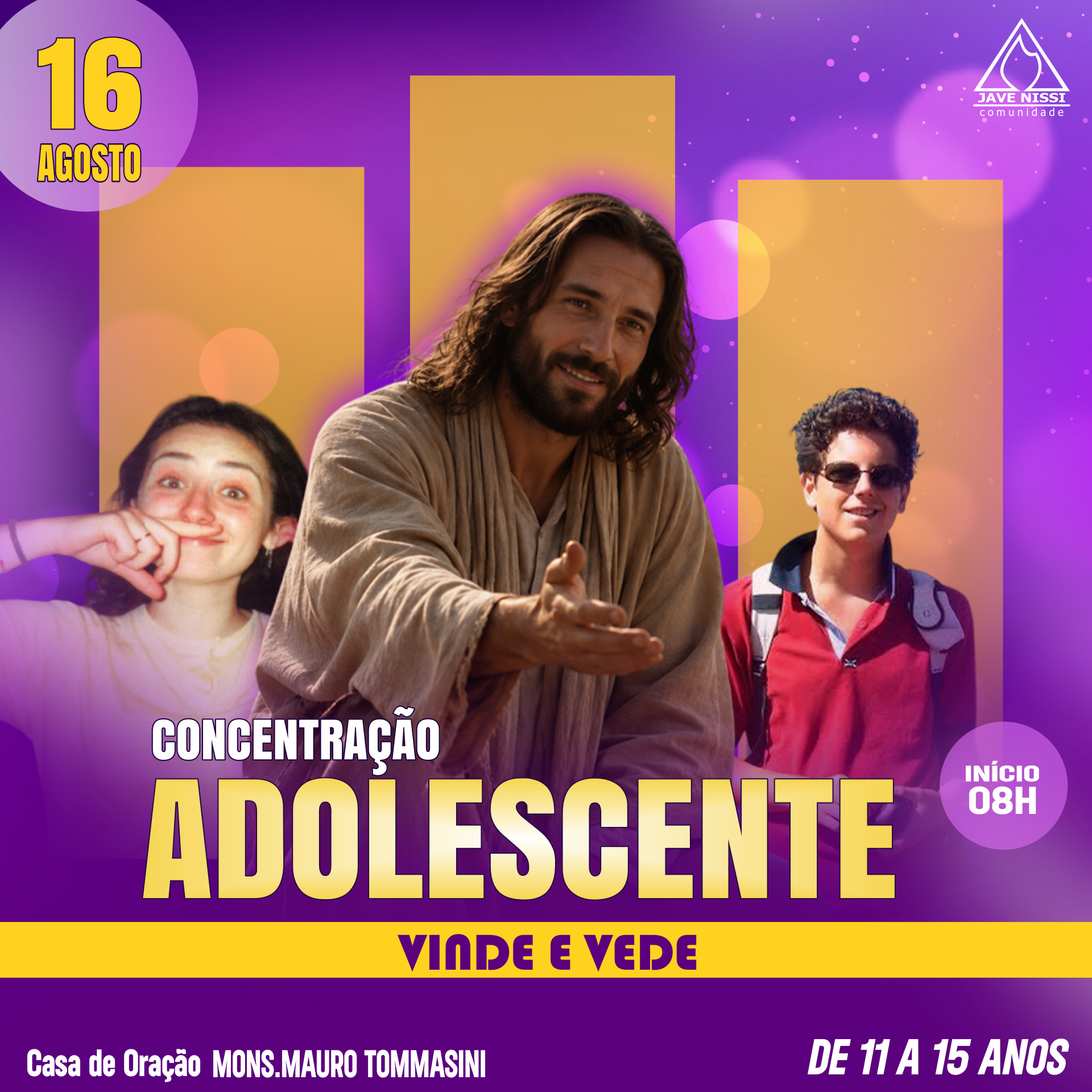 Concentração Adolescente – 16 de Agosto